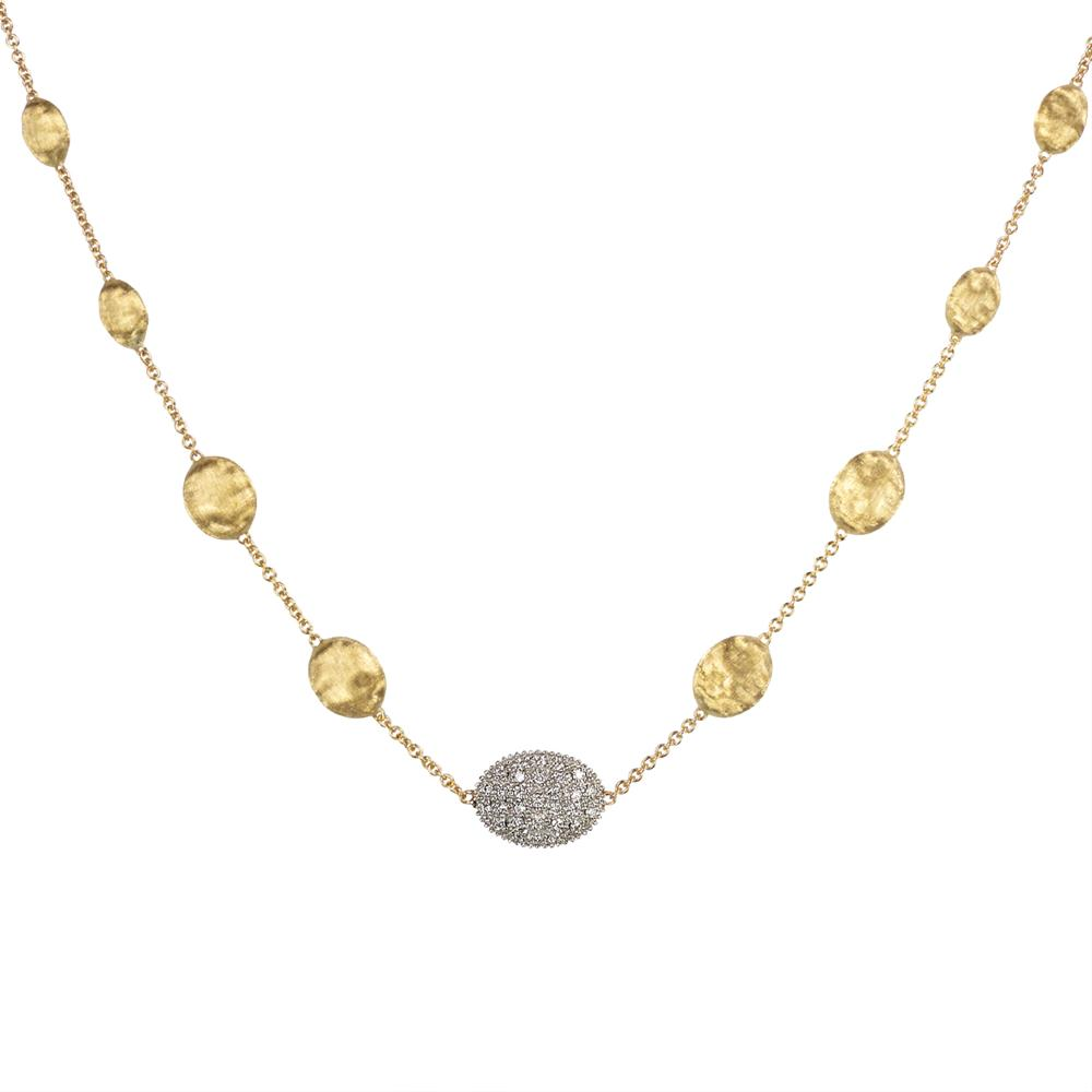 Marco Bicego Siviglia Single Strand Diamond Necklace 18" CB1730-B