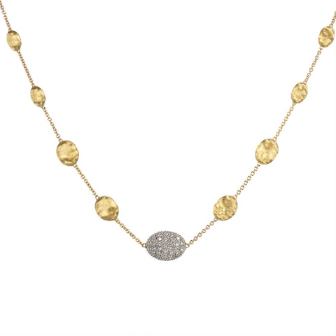 Marco Bicego Siviglia Single Strand Diamond Necklace 18" CB1730-B