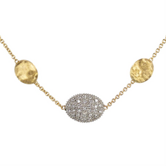 Marco Bicego Siviglia Single Strand Diamond Necklace 18" CB1730-B