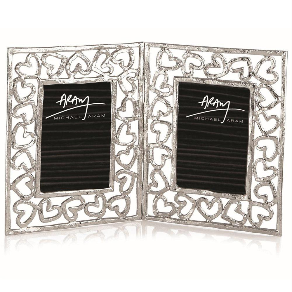 Michael Aram Heart Folding Double Mini Frame 132343
