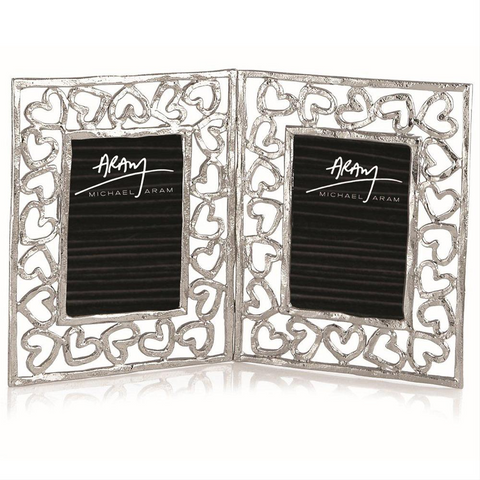 Michael Aram Heart Folding Double Mini Frame 132343