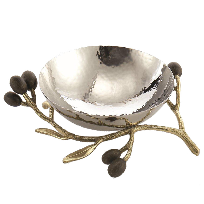 Michael Aram Olive Branch Gold Nut Dish 175119