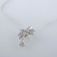Roberto Coin TINY TREASURES DIAMOND PALM TREE NECKLACE Pendant