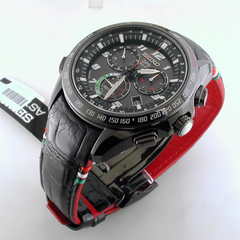 Seiko Astron Giugiaro Limited Edition 2015 GPS Solar Black Titanium Ceramic Tri-Color Watch 44.6mm SSE037