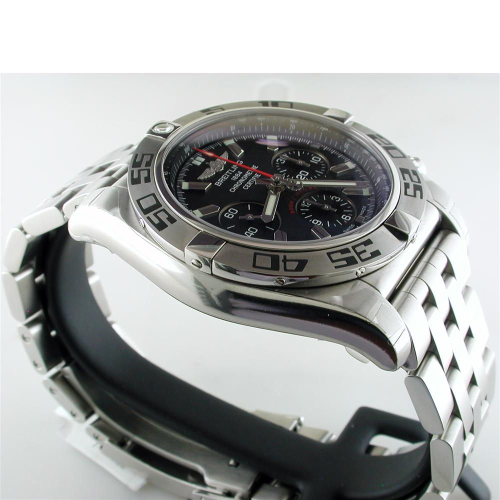 Breitling Chronomat 44 Flying Fish Chronograph Automatic Watch Boxes Papers Warranty AB011610
