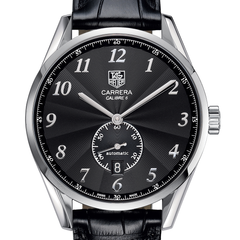 TAG Heuer Carrera Calibre 6 Heritage Automatic Black Watch 39mm WAS2110.FC6180