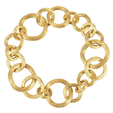 Marco Bicego 8" Long 18K Yellow Gold Jaipur Bracelet CB1349Y