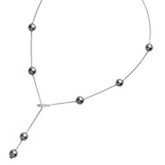Mikimoto Pearls in Motion Akoya & South Sea Pearl Necklace with Diamonds