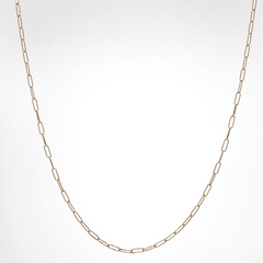 Heather Moore 2mm 14K Yellow Gold Long Link Chain 20"