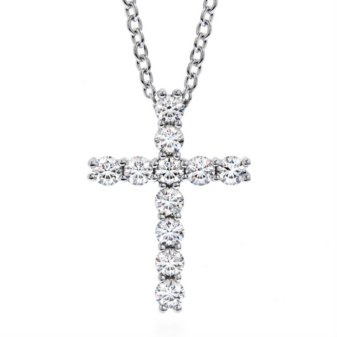 Hearts on Fire Whimsical Diamond Cross Pendant Necklace