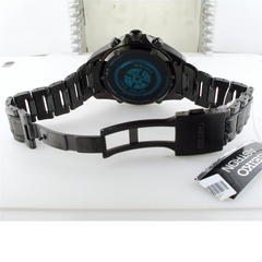 Seiko Astron GPS Solar Black Steel with Red Accents 44.6mm Watch SSE031