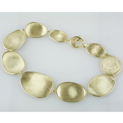 Marco Bicego Lunaria Oval 18K Yellow Gold 7" Bracelet BB1777