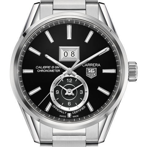  TAG Heuer Carrera Calibre 8 GMT and Grande Date Automatic Watch 41MM