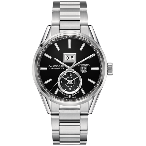 TAG Heuer Carrera Calibre 8 GMT and Grande Date Automatic Watch 41MM