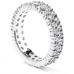 Hearts on Fire Double Row Diamond Eternity Band Ring