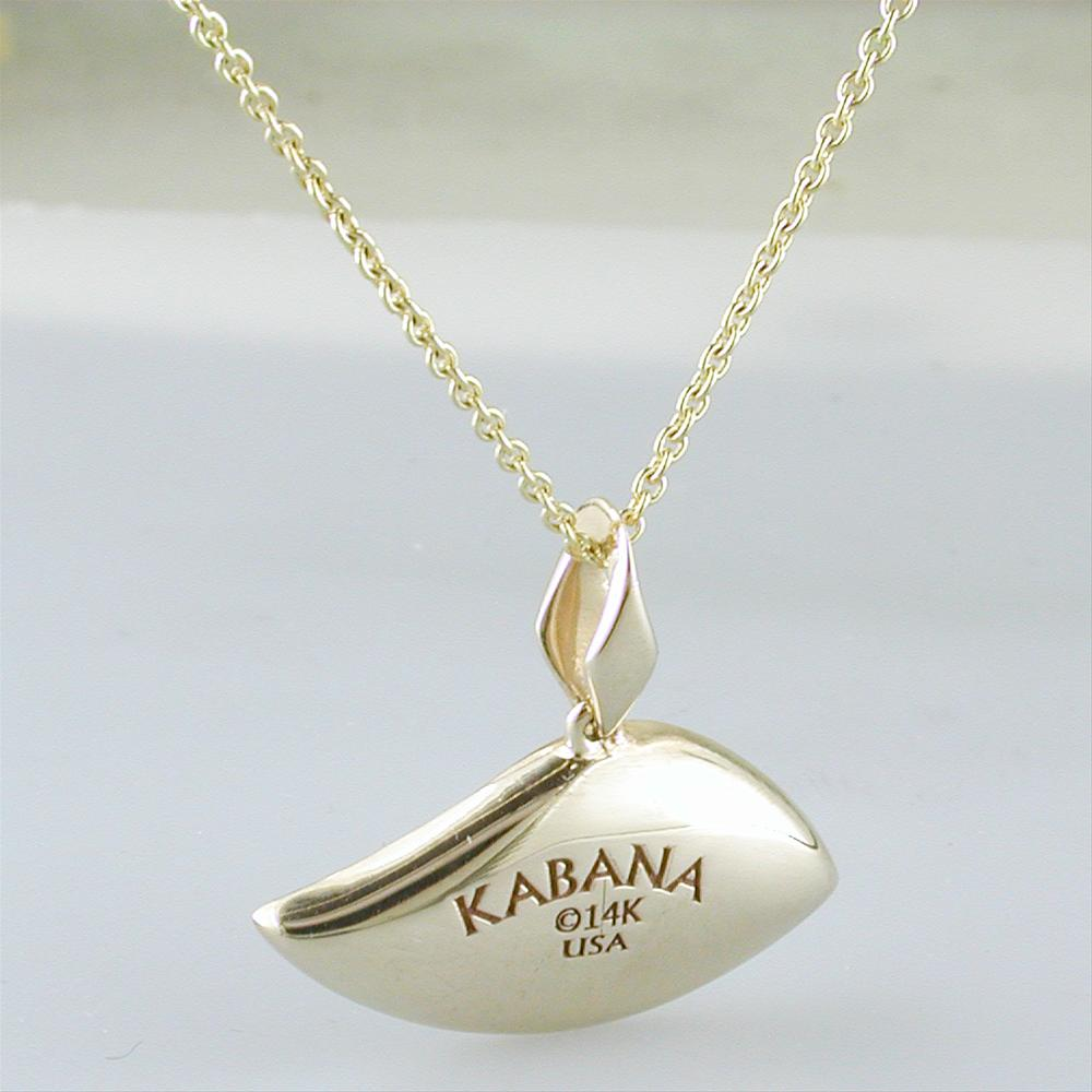 Kabana Kalo Mati 14k Yellow Gold Green Evil Eye Diamond Pendant with Inlay GPCF4850XCPMW