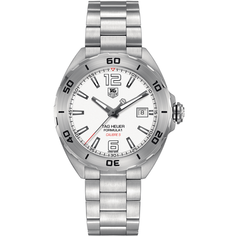 TAG Heuer Formula 1 Calibre 5 Automatic Watch 41mm White WAZ2114.BA0875