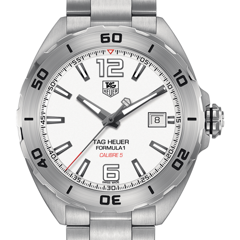 TAG Heuer Formula 1 Calibre 5 Automatic Watch 41mm White WAZ2114.BA0875