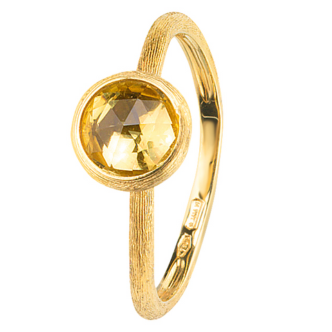 Marco Bicego Jaipur Citrine 18K Yellow Gold Ring AB4712-QG01Y