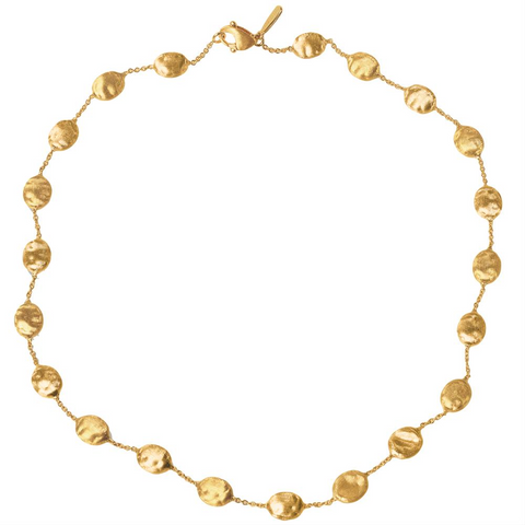 Marco Bicego Siviglia 18K Yellow Gold 16" Bead Necklace CB553Y