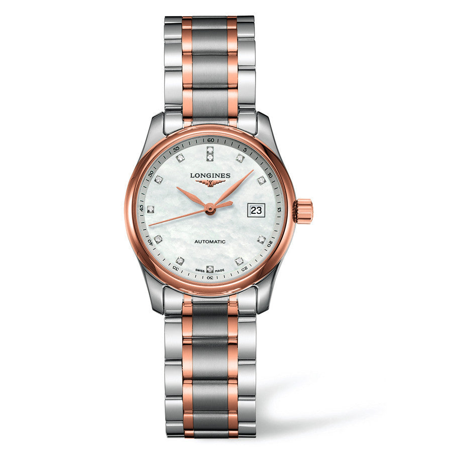 Longines Master Automatic Mother of Pearl Stainless Steel/Gold Cap 200 29MM L22575897