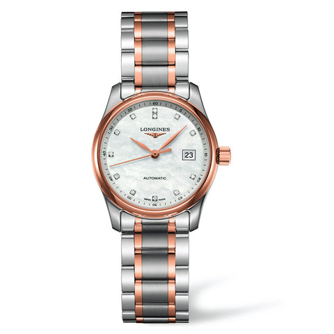 Longines Master Automatic Mother of Pearl Stainless Steel/Gold Cap 200 29MM L22575897