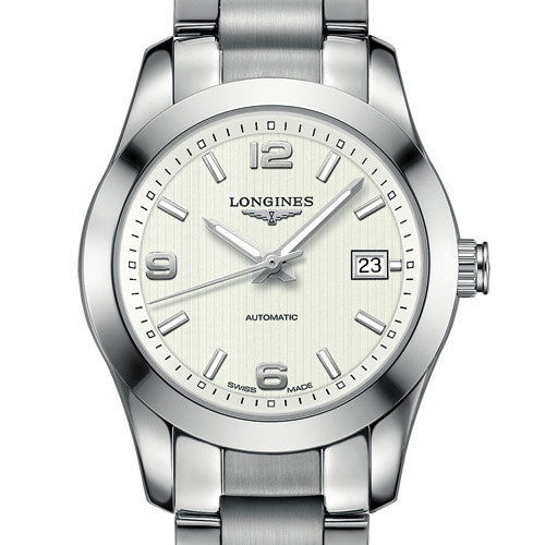 Longines Conquest Classic Automatic Silver Stainless Steel Watch 29MM L22854766