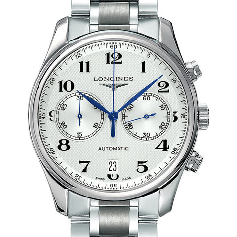 Longines Master Automatic Chronograph Silver Dial Stainless Steel 40MM L26294786