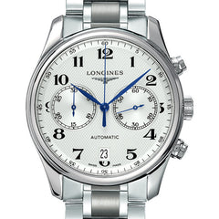 Longines Master Automatic Chronograph Silver Dial Stainless Steel 40MM L26294786