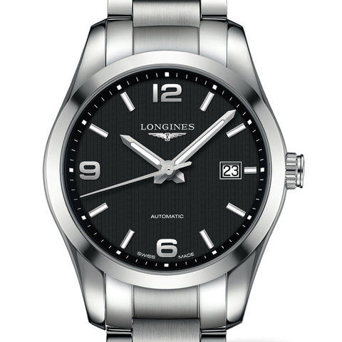 Longines Conquest Classic Automatic Black Stainless Steel 40MM L27854566