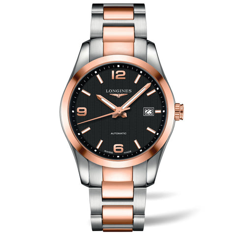 Longines Conquest Classic Stainless Steel/Gold Cap 200 Automatic Watch 40MM L27855567