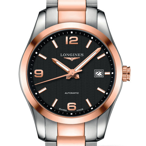 Longines Conquest Classic Stainless Steel/Gold Cap 200 Automatic Watch 40MM L27855567