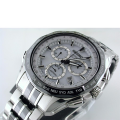 Seiko Astron 2014 Limited Edition GPS Solar Titanium ceramic White Dial Watch 45mm SSE001