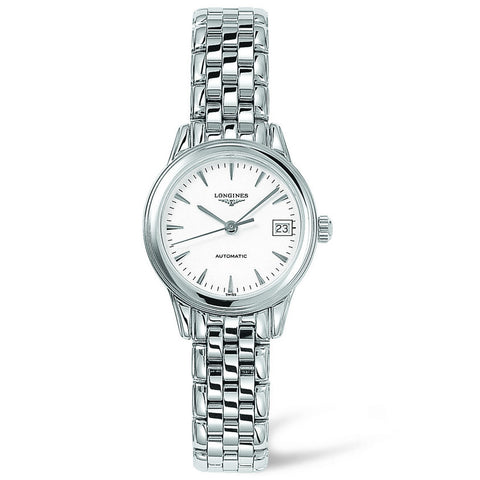 Longines Flagship Automatic White Dial Stainless Steel Watch 26MM L42744126