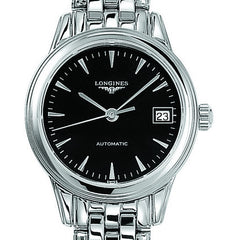 Longines Flagship Automatic Black Dial Stainless Steel Watch 26MM L42744526