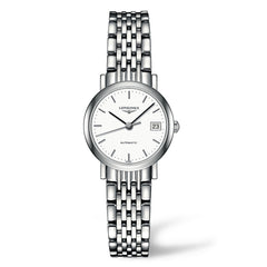 The Longines Elegant Automatic White Dial Watch Stainless Steel Bracelet 25MM L43094126