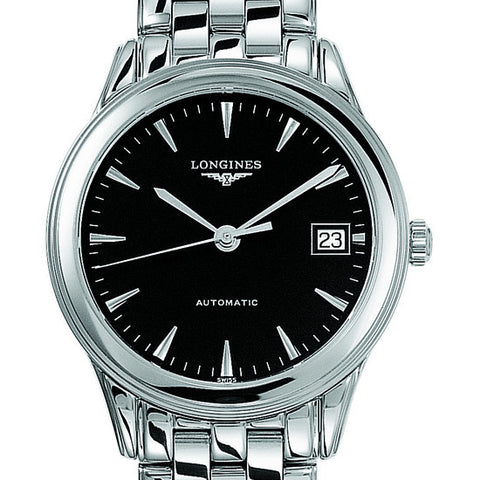Longines Flagship Automatic Black Dial Stainless Steel Watch 35MM L47744526