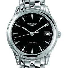 Longines Flagship Automatic Black Dial Stainless Steel Watch 35MM L47744526