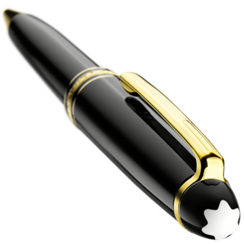 Montblanc Meisterstuck Classique Ballpoint Black & Gold Pen 10883
