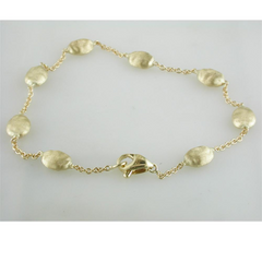 Marco Bicego Siviglia 18K Yellow Gold Bracelet 7.5" BB553Y