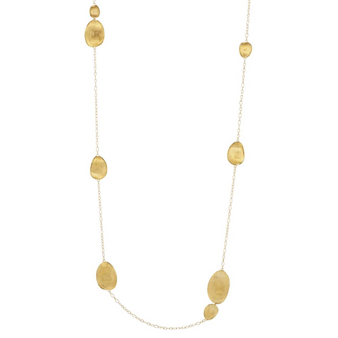 Marco Bicego Lunaria Oval 18K Yellow Gold 39" Necklace CB1791