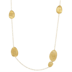Marco Bicego Lunaria Oval 18K Yellow Gold 39" Necklace CB1791