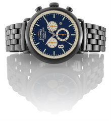 Shinola Gents 47mm Runwell Chronograph Crontrast Stainless Steel Watch 10000075