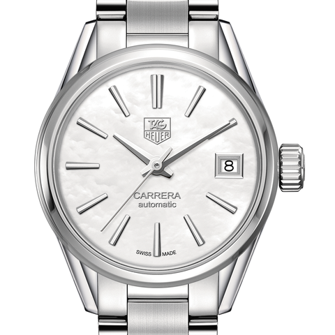 Tag Heuer Calibre 9 Polished Steel Bezel Automatic Watch 28MM WAR2411.BA0776