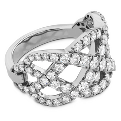 Hearts on Fire Intertwining Diamond Right Hand Ring 1.5 Carats