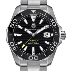 TAG Heuer Aquaracer 300M Calibre 5 Automatic Watch 41mm Black WAY211A.BA0928