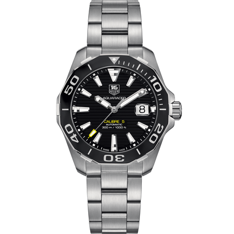 TAG Heuer Aquaracer 300M Calibre 5 Automatic Watch 41mm Black WAY211A.BA0928