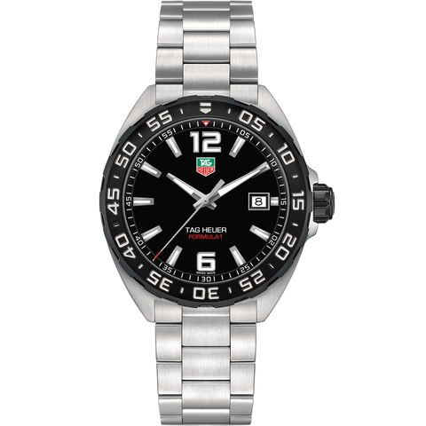 TAG Heuer Formula 1 41mm Black Titanium Bezel Quartz Watch WAZ1110.BA0875