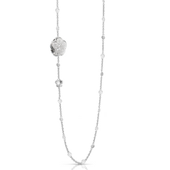 Pasquale Bruni Bon Ton 18K White Gold Diamond 36" Long Necklace