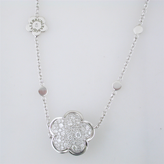 Pasquale Bruni Bon Ton 18K White Gold Diamond 36" Long Necklace